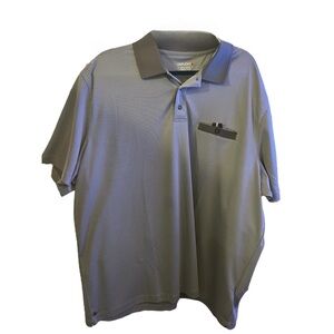 UNTUCKit Men’s Gray Short Sleeve Polo Shirt – Size XXXL